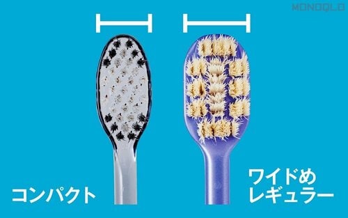 選び方2:ヘッドの大きさ 極細毛歯ブラシおすすめ イメージ