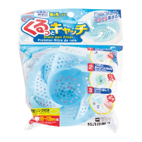 ダイソー(DAISO):髪の毛・ゴミくるっとキャッチ:掃除用品