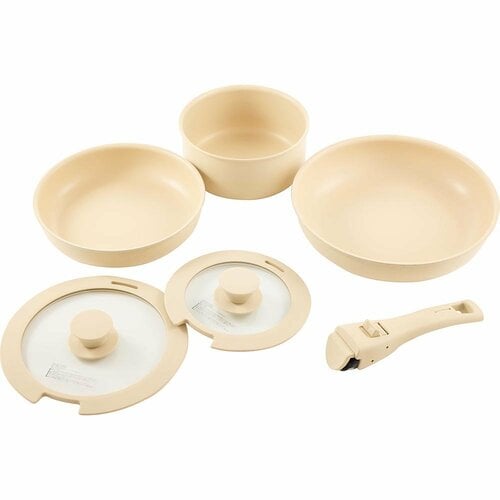 フライパンセットおすすめ スリーコインズ KITINTO フライパン+鍋セット イメージ2