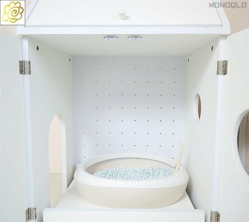 この高さ、広さが猫にとってはうれしい! 猫のトイレカバーおすすめ イメージ