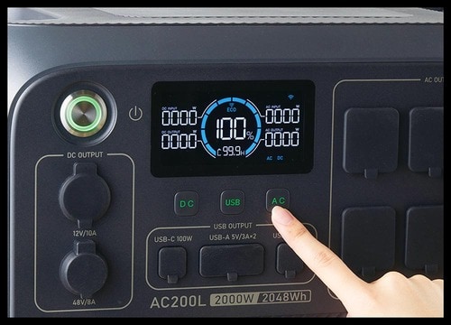 【操作性】 大容量ポータブル電源おすすめ イメージ