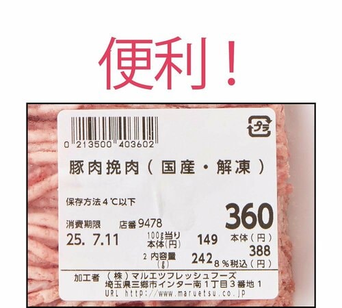 便利さ:便利! 肉の冷凍保存方法おすすめ イメージ