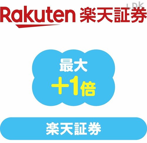 楽天証券【最大+1倍】 イメージ