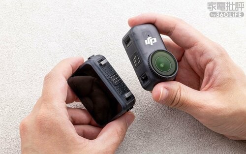 ボタンを押してロック解除 アクションカメラおすすめ イメージ