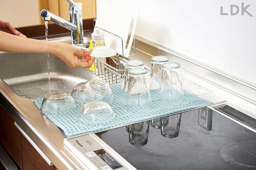 2〜3人分も一気に置ける 水切りマットおすすめ イメージ
