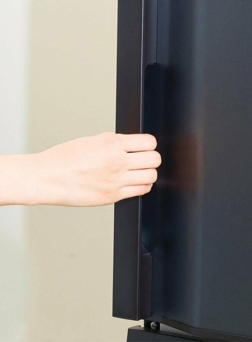扉はミゾの位置が若干わかりにくい 二人暮らしの冷蔵庫おすすめ イメージ