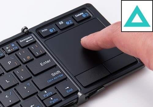 【タッチパッド】 折りたたみキーボードおすすめ イメージ