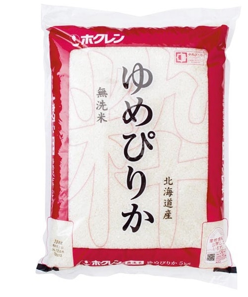 ホクレン:北海道産:無洗米:ゆめぴりか:お米: