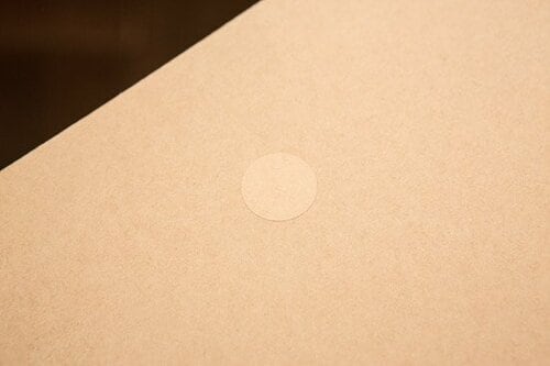 【比較③仕上がり】ボコボコ穴と隠すシールが目立つ無印良品 イメージ2
