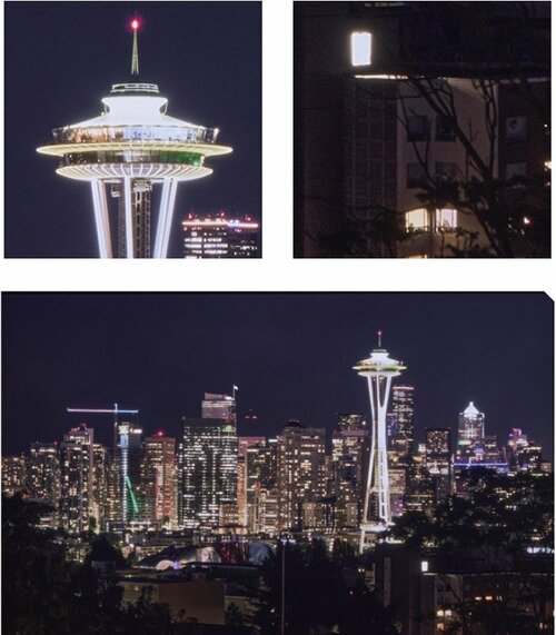 TVS REGZA「Z875Rシリーズ(55V型)」の画質比較テスト写真（夜景）