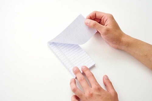 邪魔にならないサイズ&書いたら見やすいところに貼れる イメージ