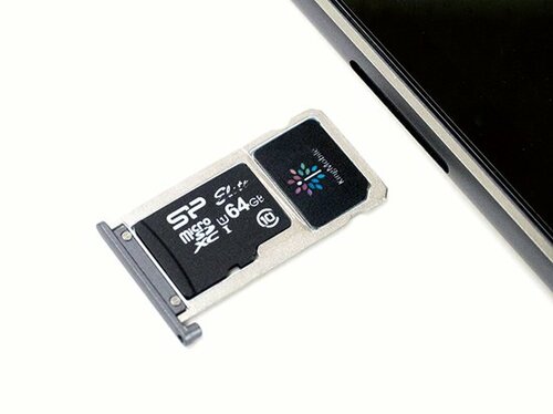 SDカード:SIM:microSD