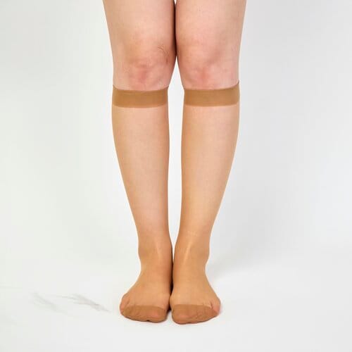 膝下丈ストッキングおすすめ G&Y ストッキング ひざ下丈 12足組 イメージ2