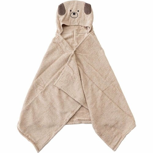 赤ちゃん用バスタオルおすすめ 西松屋 フード付きバスタオル(いぬ) イメージ