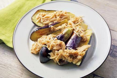 アレンジレシピ2：焼きナスのえのきごまがけ イメージ