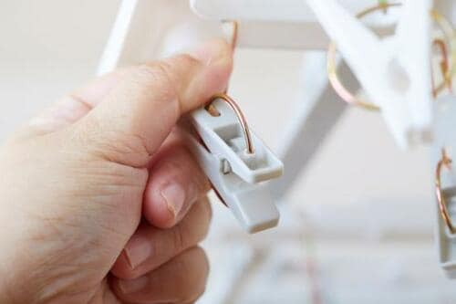 3つのフックで傾かない何も考えずにサクサク干せます イメージ3