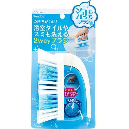 セリア:浴室タイルやスミも洗える2wayブラシ:掃除道具