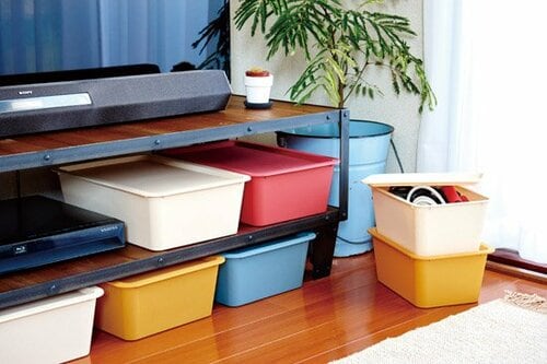 DVDやコード類をホコリから守ってくれるケース イメージ