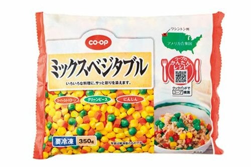 コープ:ミックスベジタブル 350g:冷凍食品