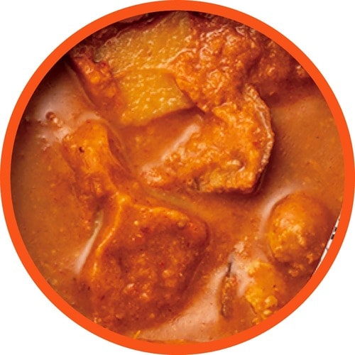 美味しい缶詰おすすめ 富士貿易 タイクイック ゴロッとチキンのマッサマンカレー イメージ2