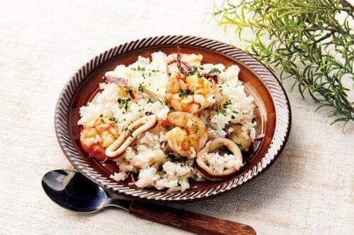 おすすめレシピ5：シーフードピラフ イメージ