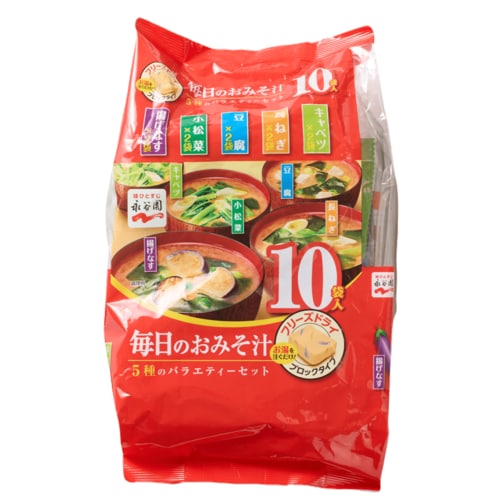 インスタント味噌汁おすすめ 永谷園 毎日のおみそ汁　5種のバラエティーセット イメージ1