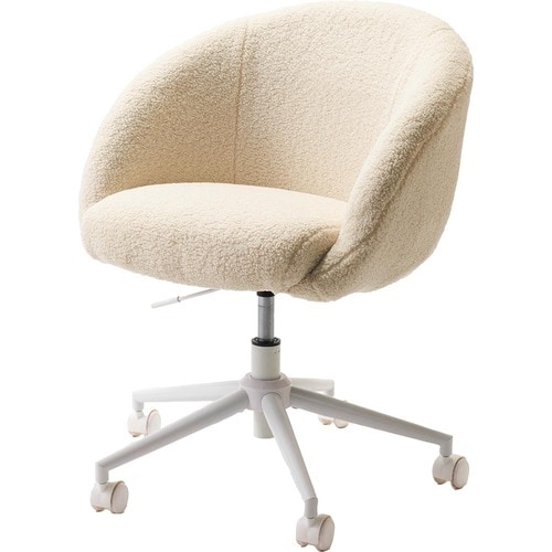 LOWYAの家具おすすめ LOWYA デスクチェア ブークレ生地 ポケットコイル座面 イメージ1