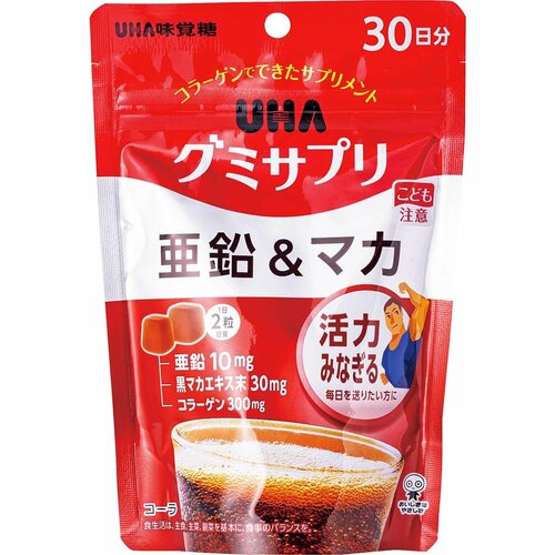 健康的な食品おすすめ UHA味覚糖 UHAグミサプリ 亜鉛＆マカ (30日分) イメージ1