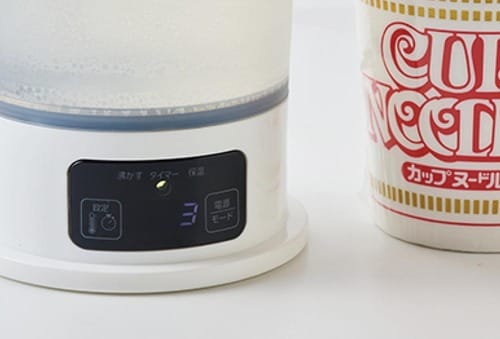 タイマーとしても使える 折りたたみケトルおすすめ イメージ