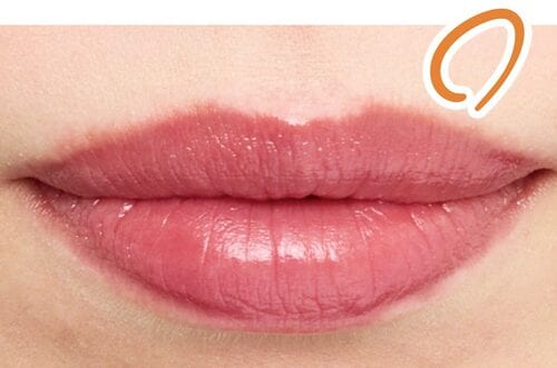 メリハリ×大人っぽ顔：◯ 青みピンクリップおすすめ イメージ