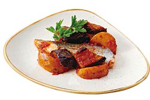 凍ったまま炒めるだけ 無印良品「さわらのトマト バジルソテー」 イメージ