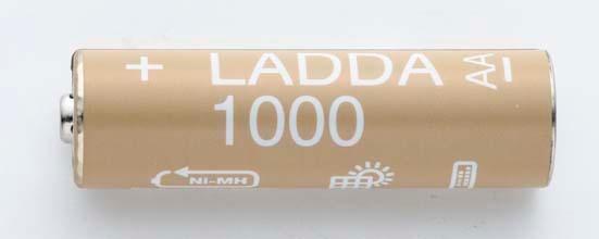 イケア(IKEA):LADDA1000 スタンダードモデル:充電池