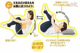 垂れ尻は反り腰のせい？ 寝る前にゴロンゴロン“ズボラ腹筋”してください【LDK】