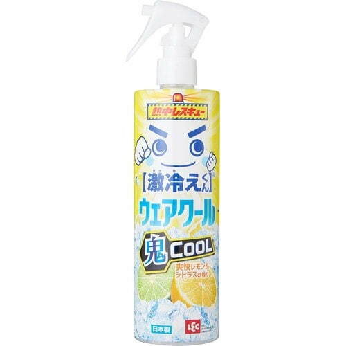 レック 激冷えくん 熱中レスキュー ウェアクール鬼クール 爽快レモン&シトラスの香り イメージ