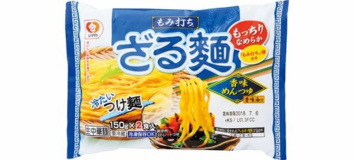シマダヤ もみ打ち ざる麺 香味めんつゆ:冷やし麺