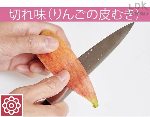 刃がまっすぐ素直に入る ペティナイフおすすめ イメージ