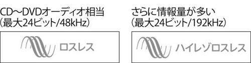 ロスレスの2種類