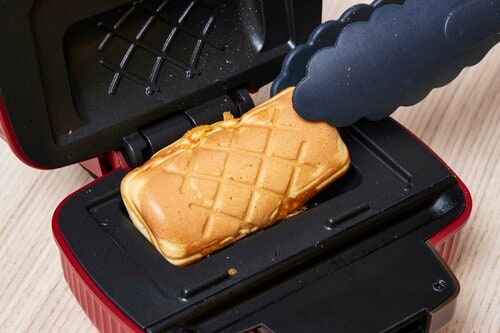 作れるもの3：ホットケーキミックスで焼くパンケーキ風 1枚焼きホットサンドメーカーおすすめ イメージ