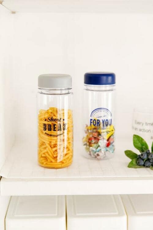 ショートパスタやキャンディは ボトル収納でおしゃれカフェ風に！ イメージ