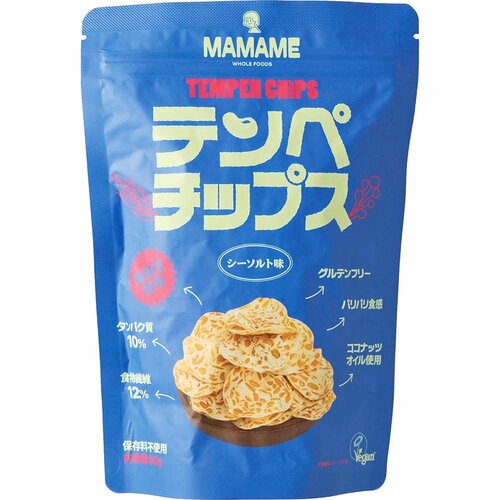 テンペおすすめ PADA ママメ テンペチップス シーソルト味 イメージ