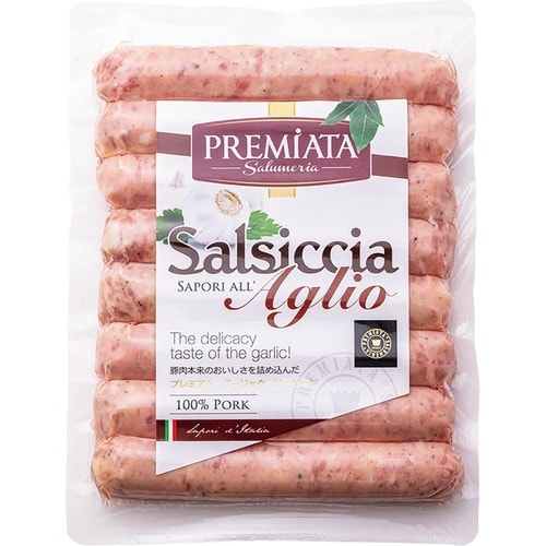 ソーセージおすすめ アイ・ビー・カンパニー PREMIATA サルシッチャ ガーリックソーセージ イメージ1