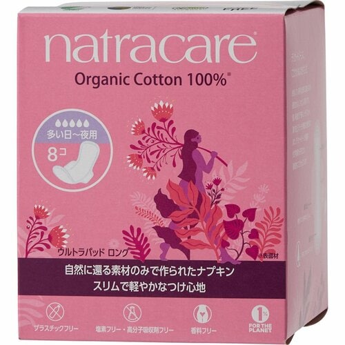 夜用生理ナプキンおすすめ ナトラケア ウルトラパッド ロング 多い日 夜用 イメージ