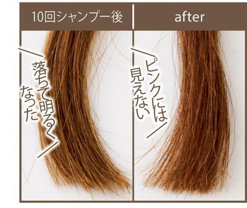 赤みが強くて派手めなパルティ「カラーリングミルク」 イメージ