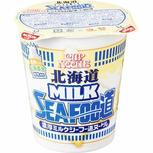 カップラーメンおすすめ 日清食品 カップヌードル 北海道 濃厚ミルクシーフー道ヌードル イメージ1