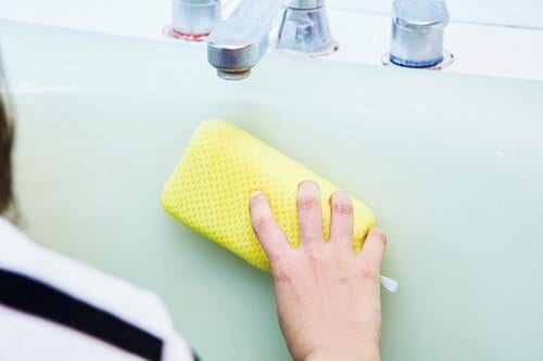 ［No.43］セリアのバススポンジは洗剤なしでも汚れ落ちバツグン！ イメージ