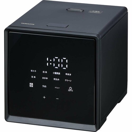 小型炊飯器おすすめ 山善 キューブ型マイコンジャー 炊飯器 2合炊き YJS-CM025 イメージ