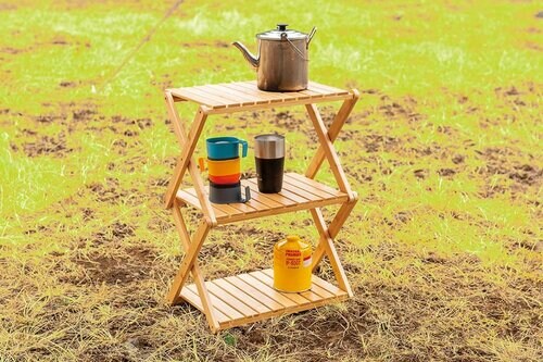 ハイランダー「バンブー3段ラック」 イメージ2