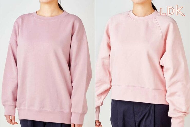 スタイリストが選んだのはユニクロより無印！そっくり春色スウェット、LDKが比べてみた