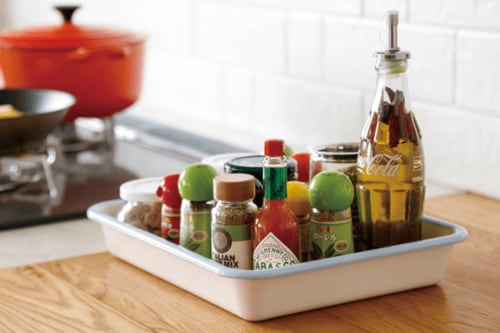 富士ホーロー:BMSホーローバットL:ホワイト