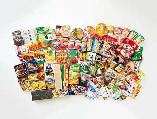 捨てルール:使うものや食べられるものだけ残す イメージ